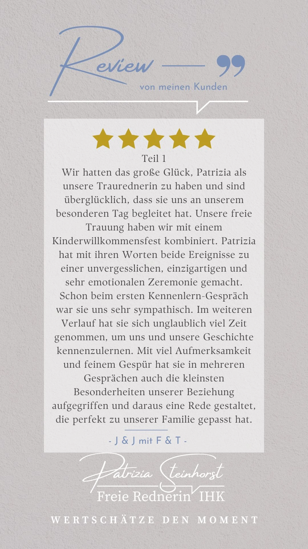 Rezension Traurednerin, freie Trauung mit Kinderwillkommensfest Teil 1 von 3 Rezension Traurednerin, freie Trauung mit Kinderwillkommensfest Teil 1 von 3